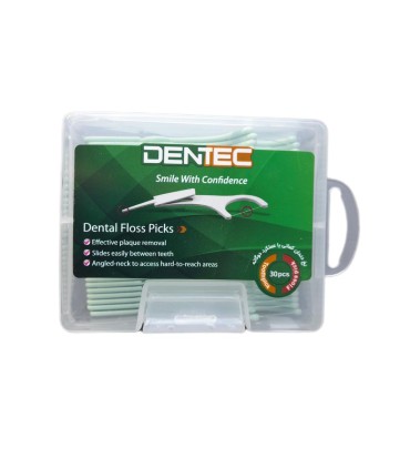 نخ دندان كماني 30 عددي نعنايي DENTEC