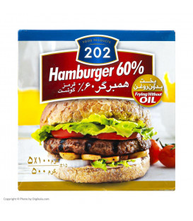 همبرگر 60% ممتاز 202