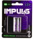 باطري نيم قلم 2 عددي سوپر آلكالاين ايمپالس