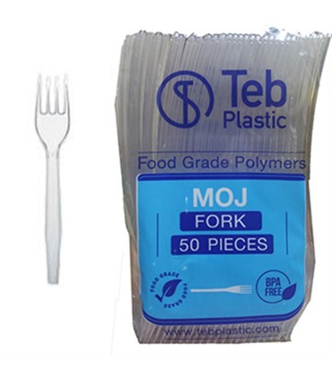 يكبارمصرف چنگال كريستال 50 عددي طب پلاس