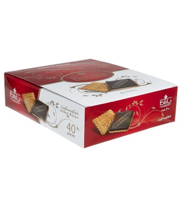 بيسكويت 252 گرم پذيرايي با روكش شكلات باراكا