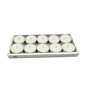 شمع جعبه 10 عددي وارمر سفيد