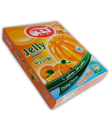 پودر ژله 120 گرم پرتقال + ويتامين C آيدين