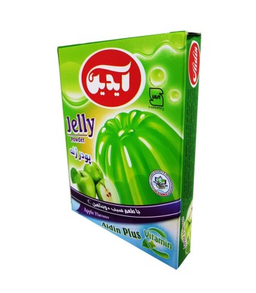 پودر ژله 120 گرم سيب + ويتامين C آيدين