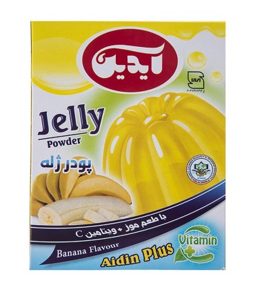 پودر ژله 120 گرم موز + ويتامين C آيدين