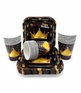 يكبارمصرف پك ست ليوان و بشقاب فانتزي ( 20عددي)