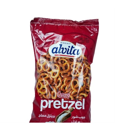 كراكر 300 گرم پرتزل قرمز آلويتا