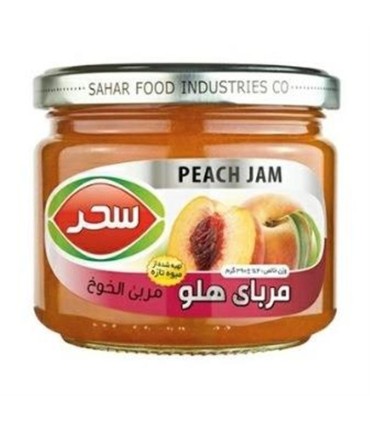 مربا 390 گرم هلو سحر