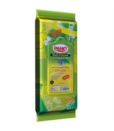 دستمال نظافت مرطوب پاك كننده لوازم منزل 36 برگ پانو