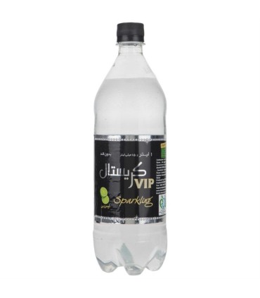 آب گازدار 1 ليتر ليمويي كريستال