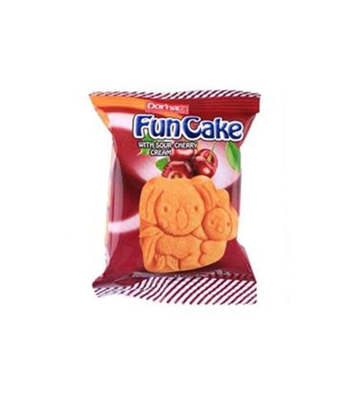 كيك عروسكي با مغزي كرم آلبالو كوالا درنا