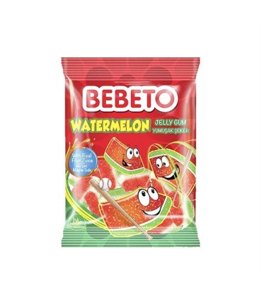 پاستيل 80 گرم هندوانه BEBETO