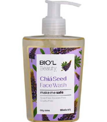 ژل شست و شوي صورت 380 ميل پوست چرب عصاره چيا بيول