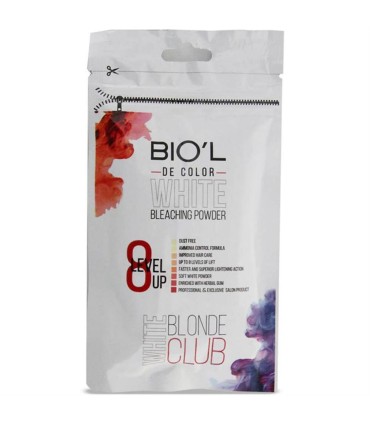 پودر دكلره 50 گرم شماره 8 سفيد بيول