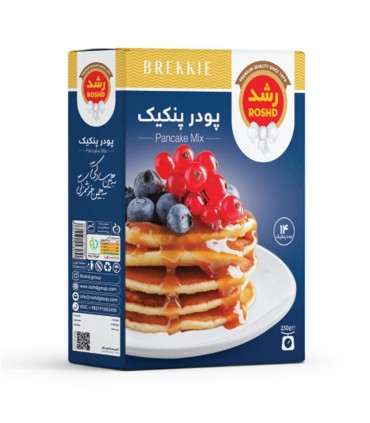 پودر پن كيك 250 گرم وانيل رشد