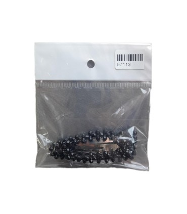 سنجاق موي سر نگين دار مشكي