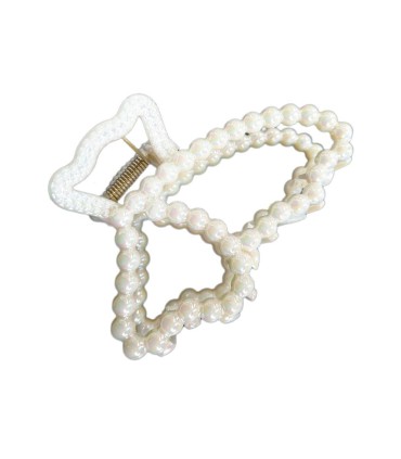 كليپس موي سر مرواريد طرح پروانه