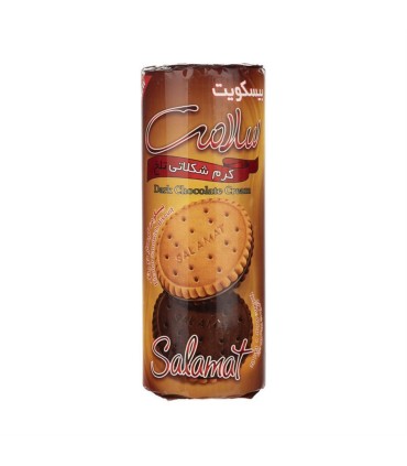 بيسكويت 400 گرم كرمدار دورنگ تلخ سلامت