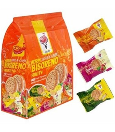 بيسكويت 340 گرم تكي ميوه اي كرمدار آدرين