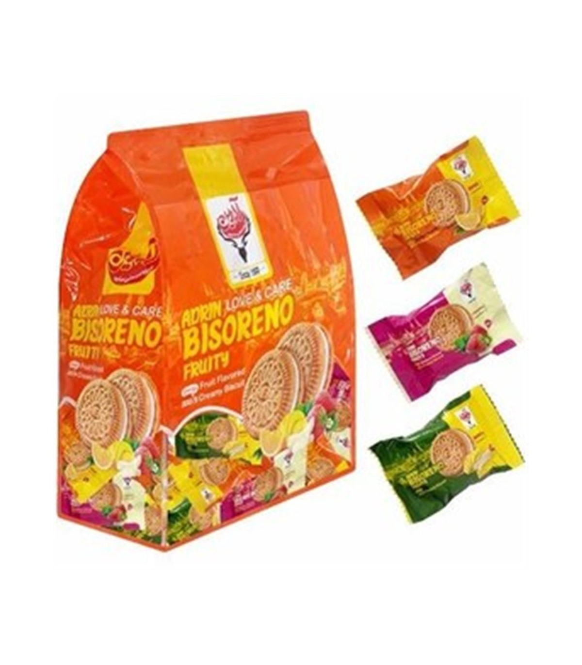 بيسكويت 340 گرم تكي ميوه اي كرمدار آدرين