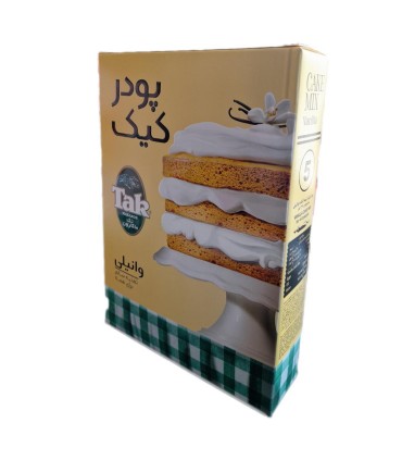 پودر كيك 500 گرم وانيل تك