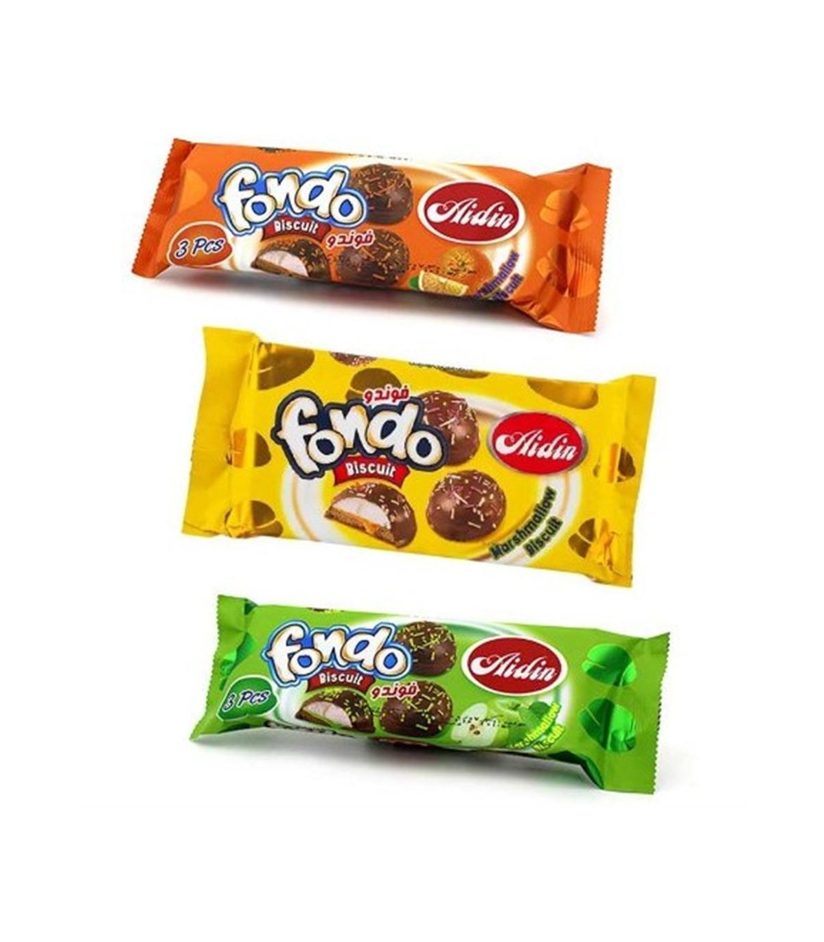 مارشمالو 50 گرم ميوه/ شكلاتي فوندو آيدين