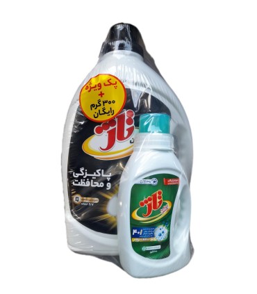 مايع لباسشويي پك تخفيفي 2/7 ليتر مشكي + 300ميل جنرال تاژ