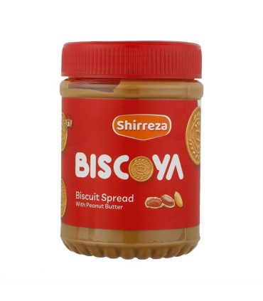 كرم بيسكويت با كره بادام زميني 450 گرم شير رضا