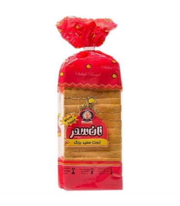 نان تست سفيد بزرگ نان سحر