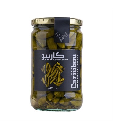 خيارشور 670 گرم سوپر ويژه كاريبو