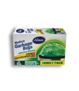 كيسه زباله 42 عددي متوسط سينا