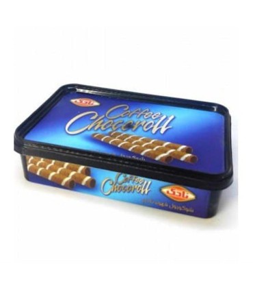 ويفر 250 گرم جعبه شوكو رول مغزدار قهوه نادي