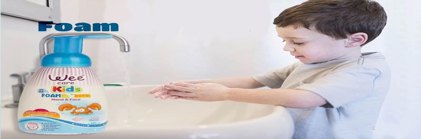 فوم دست و صورت کودک 